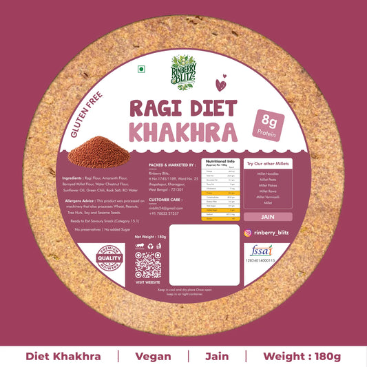 Ragi Diet Khakhra – Gluten Free