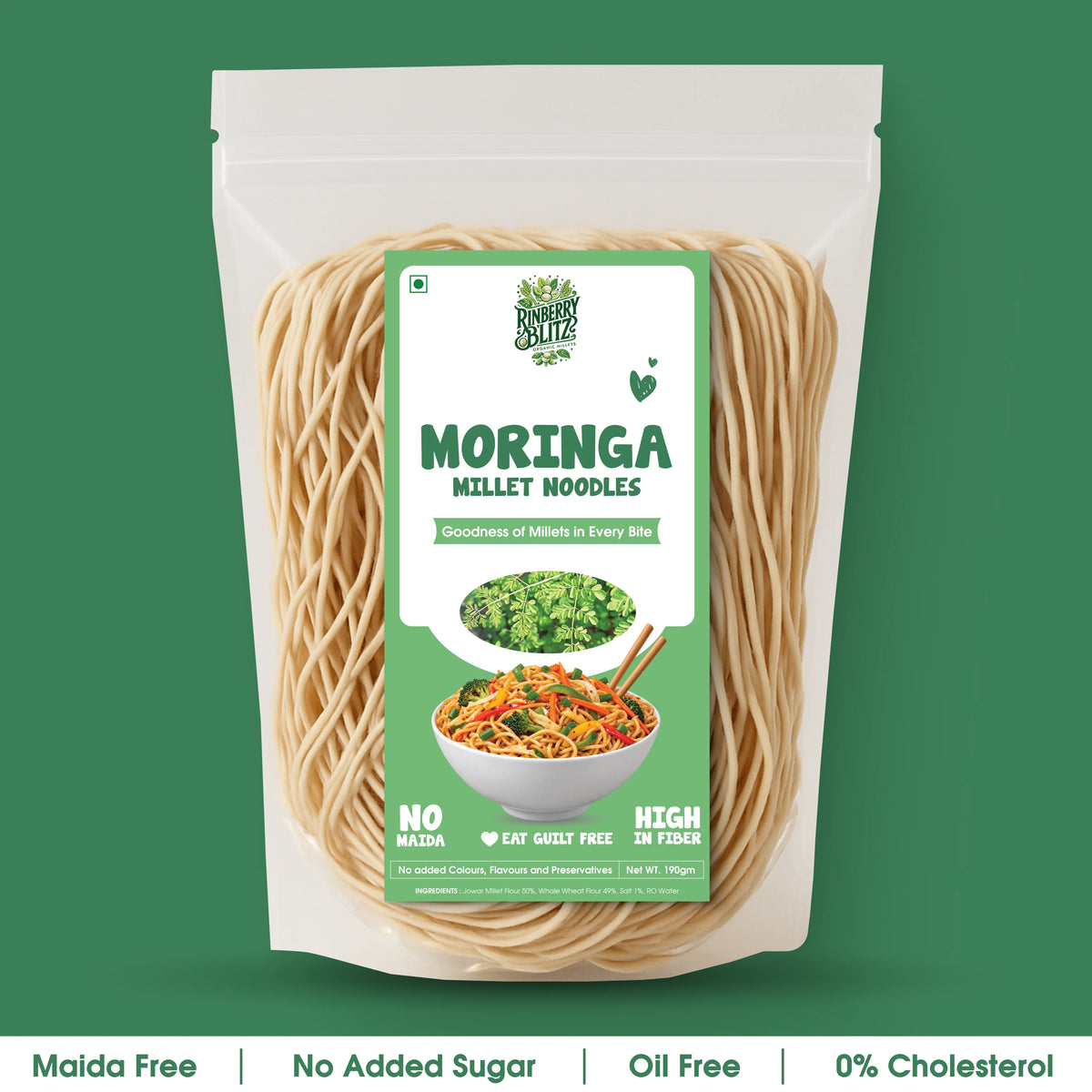 Moringa Millet Noodles